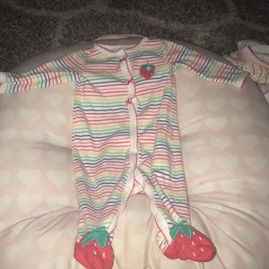 Adorable strawberry Carters pajamas!